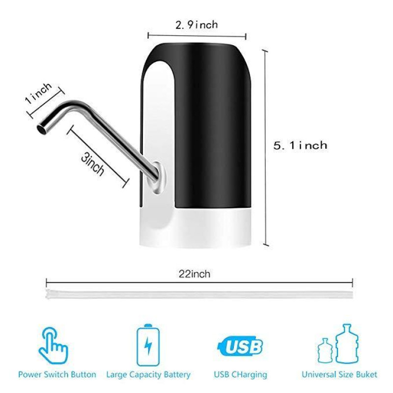 Электрический диспансер помпа для воды Water Dispenser фото - 2