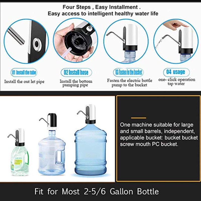 Электрический диспансер помпа для воды Water Dispenser фото - 5