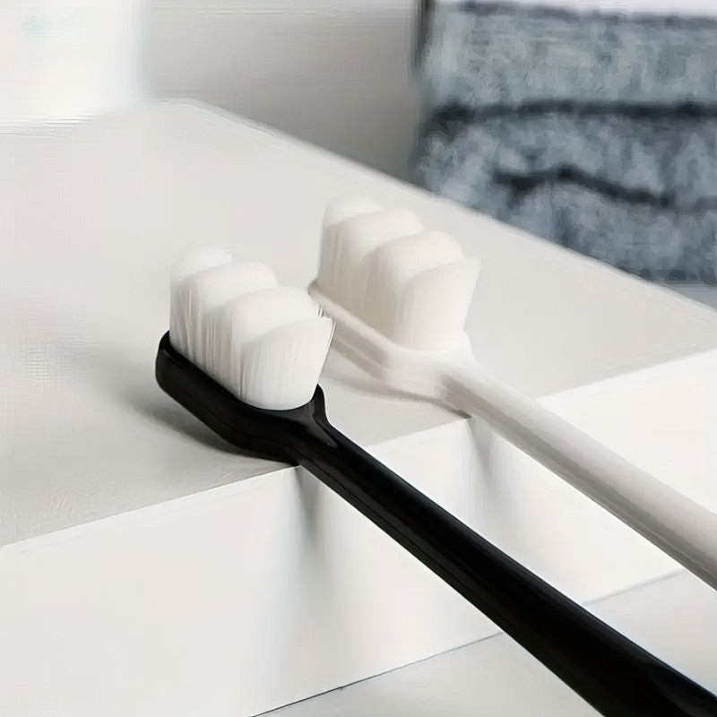 Зубна щітка Deep Nano Clean з тубусом для зберігання, м'яка, з нано щетинками фото - 3