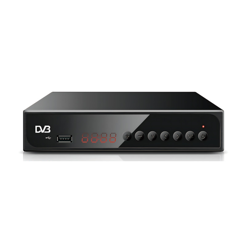 Цифрова приставка DVB-T2 T15 в металевому корпусі з Wi-Fi, дисплеєм, підтримкою Full HD 1080p, Dolby AC3 фото - 2