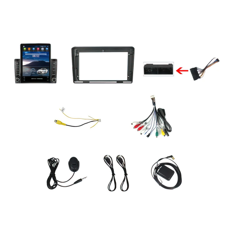 Автомагнитола 9580A, 9.5", 2DIN, GPS, Android 10.1, Wi-Fi, Bluetooth, USB, 16 Гб фото - 4
