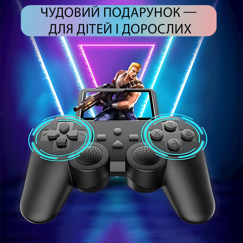 Портативна ігрова консоль Lanxinda S10, джойстик-приставка з екраном 2.4'', 520 вбудованих ігор, режим на 2 гравців, 1020 мА·год фото - 3