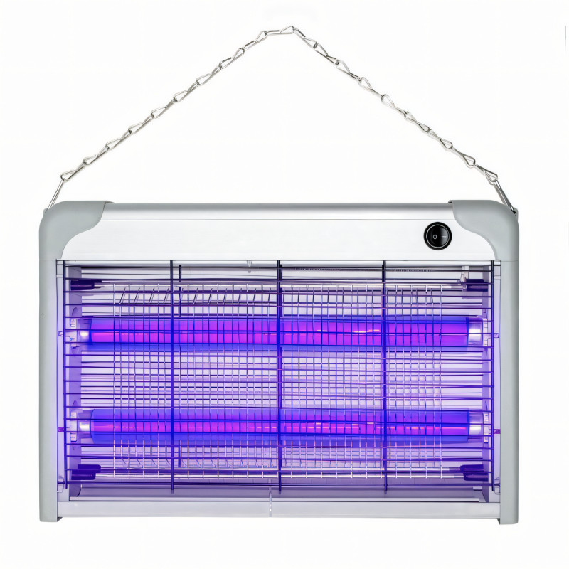 Отпугиватель летающих насекомых 20W, УФ лампа Kill Pest MAG-760, подвесная, 220В, алюминиевый корпус, до 60 м² фото - 6