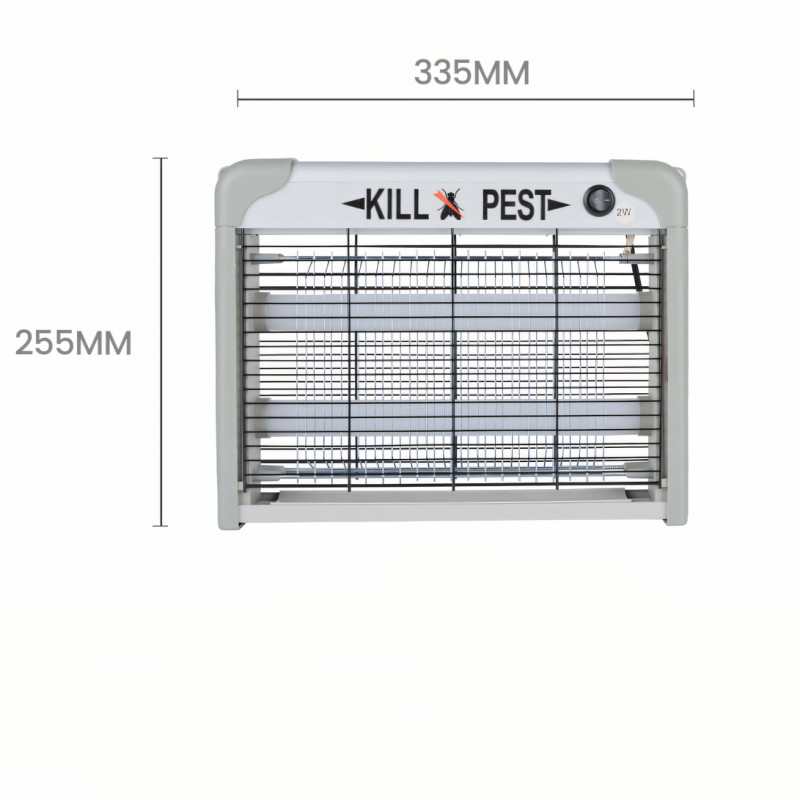 Отпугиватель летающих насекомых 20W, УФ лампа Kill Pest MAG-760, подвесная, 220В, алюминиевый корпус, до 60 м² фото - 8
