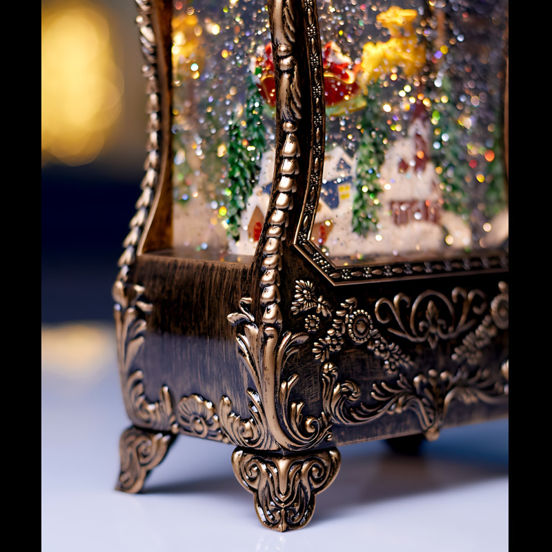 Праздничный музыкальный фонарь Nostalgic Phone 814, Санта-Клаус в старинном телефоне, LED подсветка, эффект снега, музыка, USB+AAA фото - 6 Праздничный музыкальный фонарь Nostalgic Phone 814, Санта-Клаус в старинном телефоне, LED подсветка, эффект снега, музыка, USB+AAA фото - 6