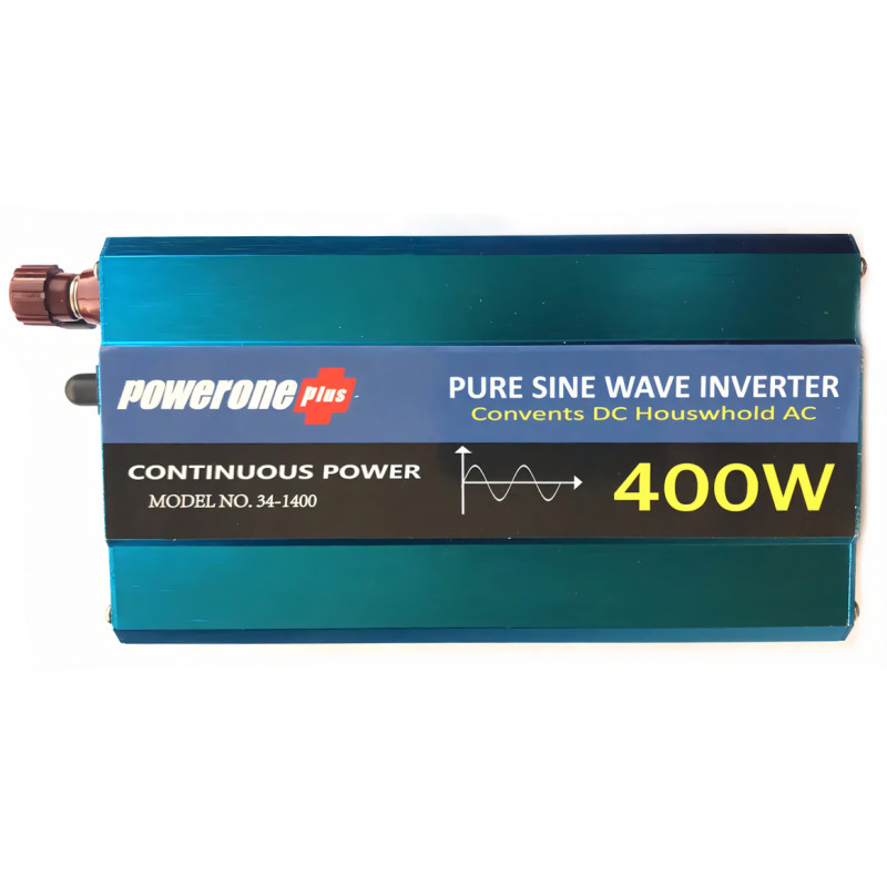 Інвертор Power One 400 W, перетворювач постійного струму, автомобільний інвертор, чиста синусоїда фото - 2