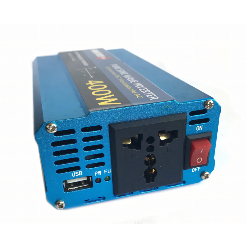 Інвертор Power One 400 W, перетворювач постійного струму, автомобільний інвертор, чиста синусоїда фото - 3