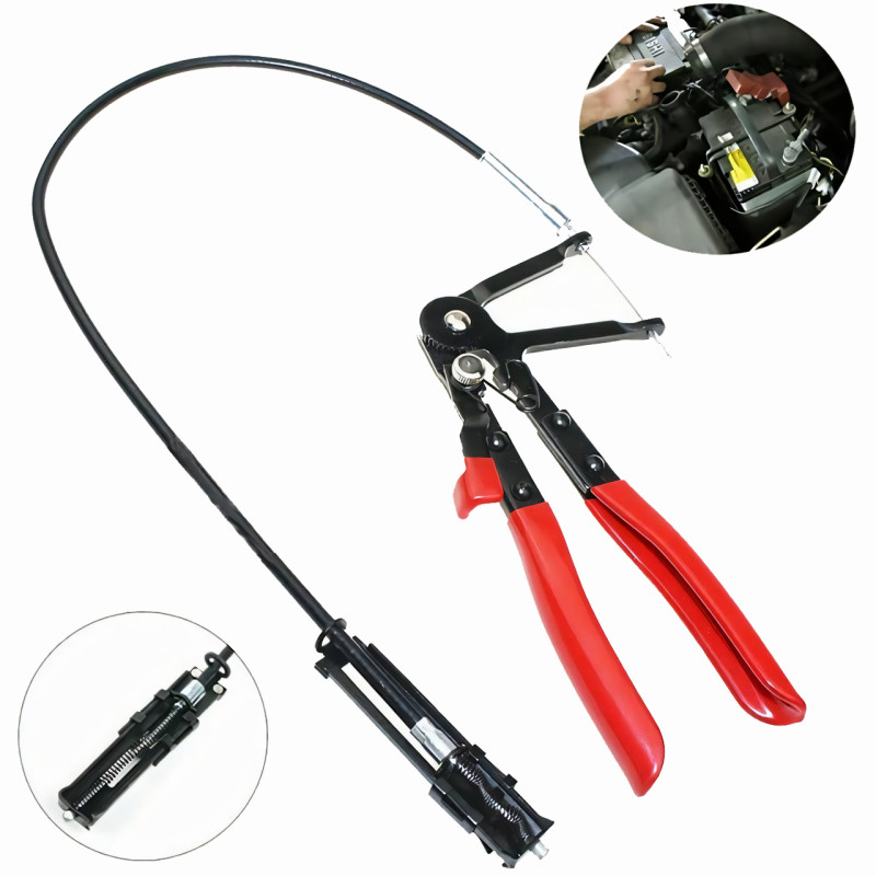 Автомобільні універсальні кліщі з затискачами, плоскогубці bundle forceps AND-11 для шлангів, гнучкий інструмент фото - 6