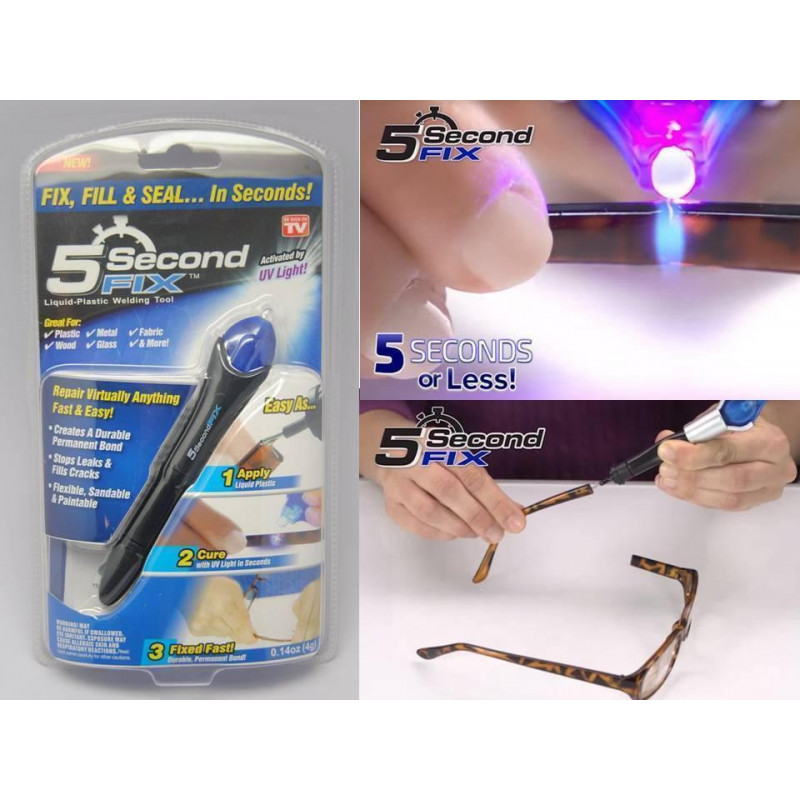 Горячий ультрафиолетовый супер клей 5 Second Fix, мощное средство для ремонта фото - 0