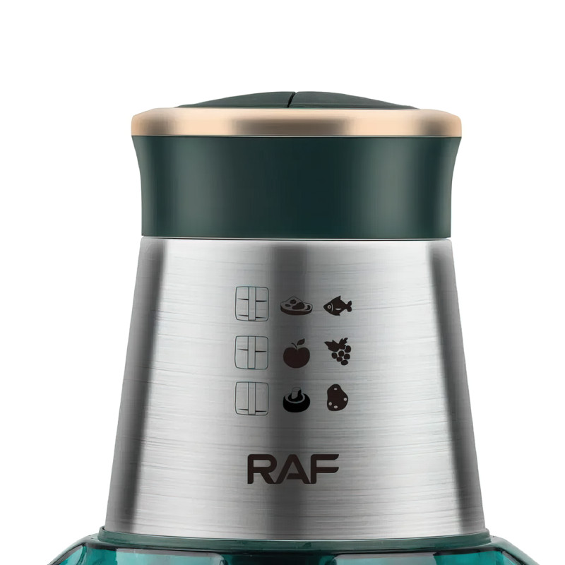Универсальный кухонный измельчитель RAF R.7029, 1000 Вт, 2 л, мясорубка, комбайн, чоппер фото - 3