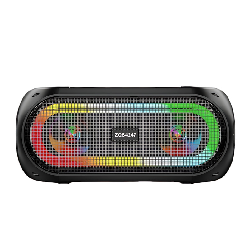Портативная акустическая Bluetooth колонка ZQS4247 с радиомикрофонами и TWS фото - 2