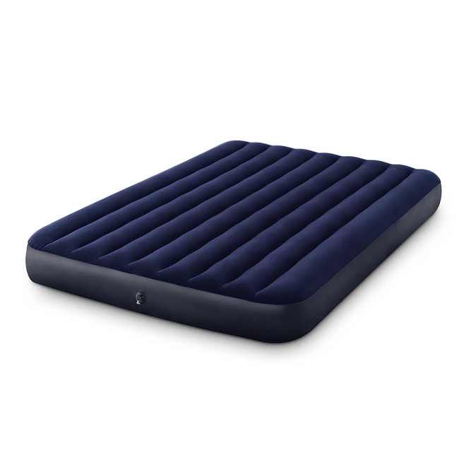 Матрас надувной INTEX до 170 кг, флокированное покрытие, 137x191x25 см