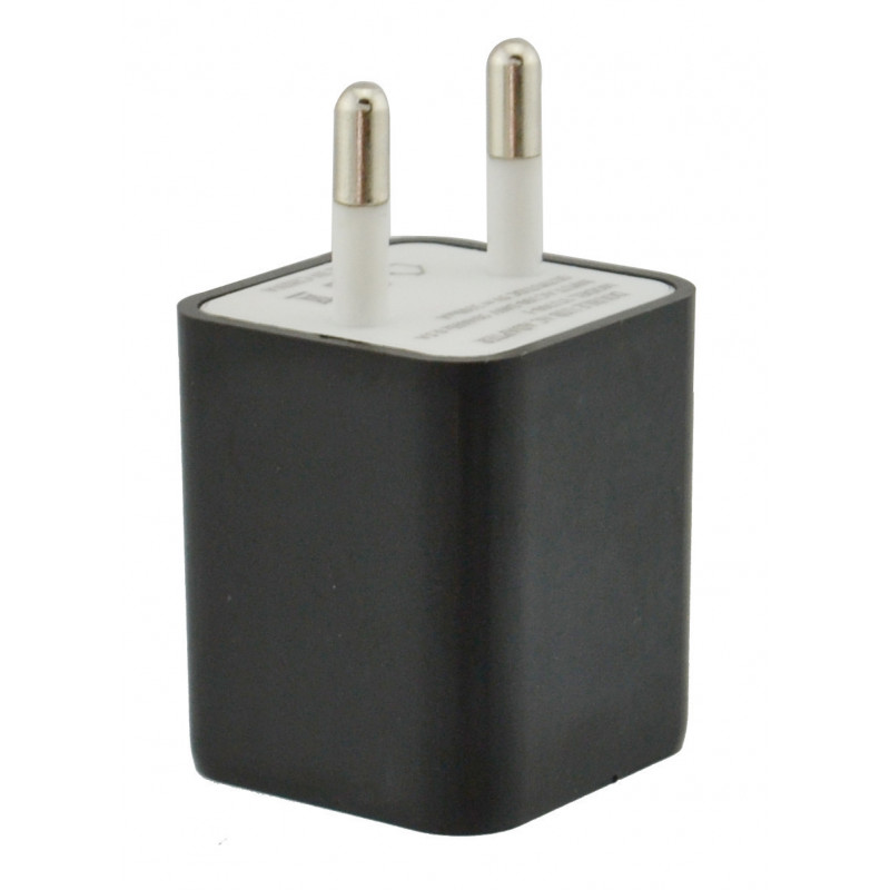 Адаптер питания 2 USB 2,1A / 1А CUBE Pro, Черный фото - 2
