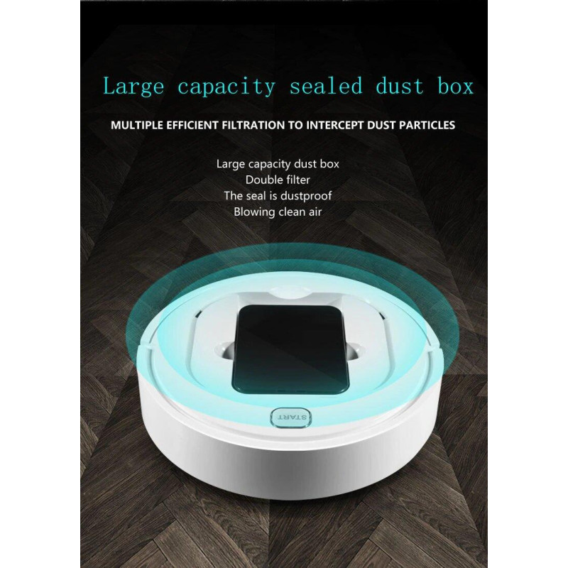 Робот-пилосос з функцією вологого прибирання ES 32 Robot Vacuum Mop Essential, Білий фото - 8
