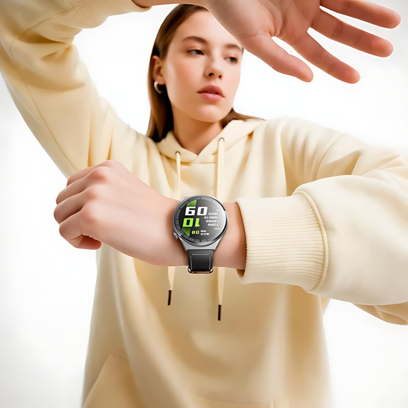 Смарт-часы HOCO Y35 Smart Sports Watch (Call Version) Black, 1.46&Prime; TFT 360&times;360, Bluetooth-звонки, микрофон, SpO₂, пульс, сон, IP67 фото - 9