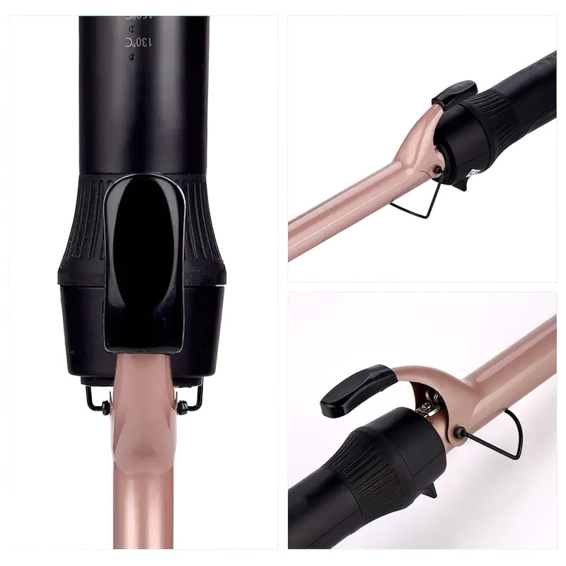 Плойка для завивання Geemy Ceramic Pro GM 2825 для афрокучерів 9 мм, 35 Вт, 5 режимів фото - 3