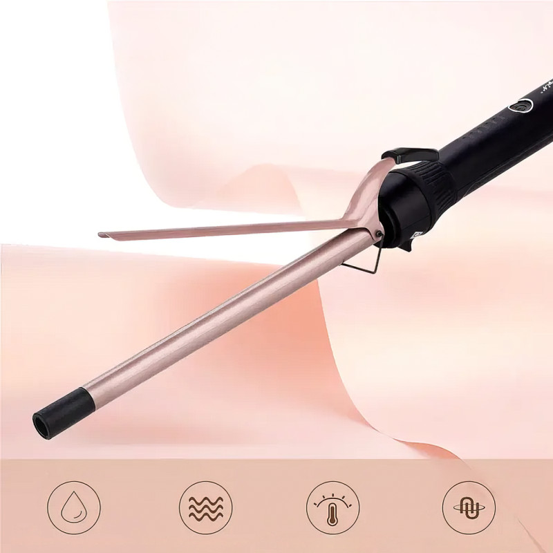 Плойка для завивання Geemy Ceramic Pro GM 2825 для афрокучерів 9 мм, 35 Вт, 5 режимів фото - 2