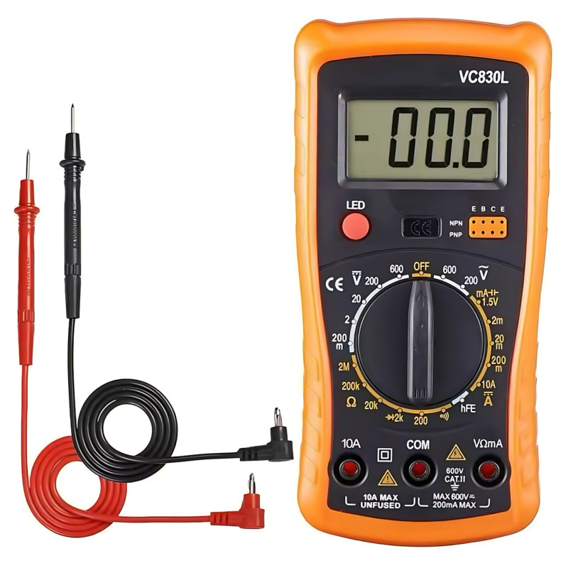 Паяльний набір Soldering Kit 60 Вт, з керамічним нагрівачем 200-450 °C, мультиметром, у кейсі фото - 2