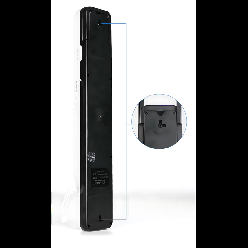 Акумуляторний LED ліхтар TORCH AST-722 з USB-зарядкою, кемпінгова лампа, 2 режими, до 6 годин роботи, настінний монтаж, білий фото - 3