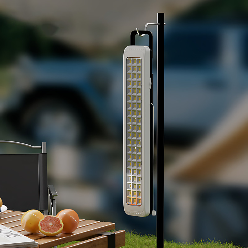 Акумуляторний LED ліхтар TORCH AST-722 з USB-зарядкою, кемпінгова лампа, 2 режими, до 6 годин роботи, настінний монтаж, білий фото - 8