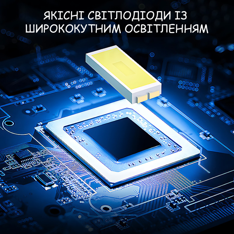 Акумуляторний LED ліхтар TORCH AST-722 з USB-зарядкою, кемпінгова лампа, 2 режими, до 6 годин роботи, настінний монтаж, білий фото - 7