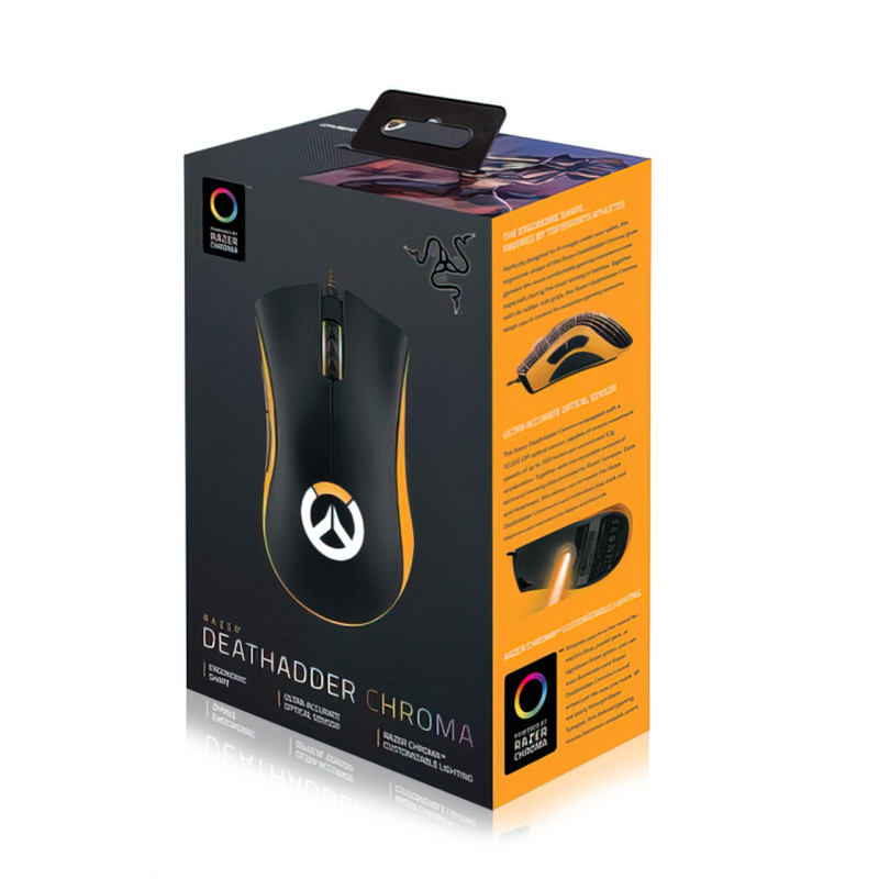Миша ігрова Razer Death Adder Overwatch, дротова, 10000 DPI, 5 кнопок фото - 5