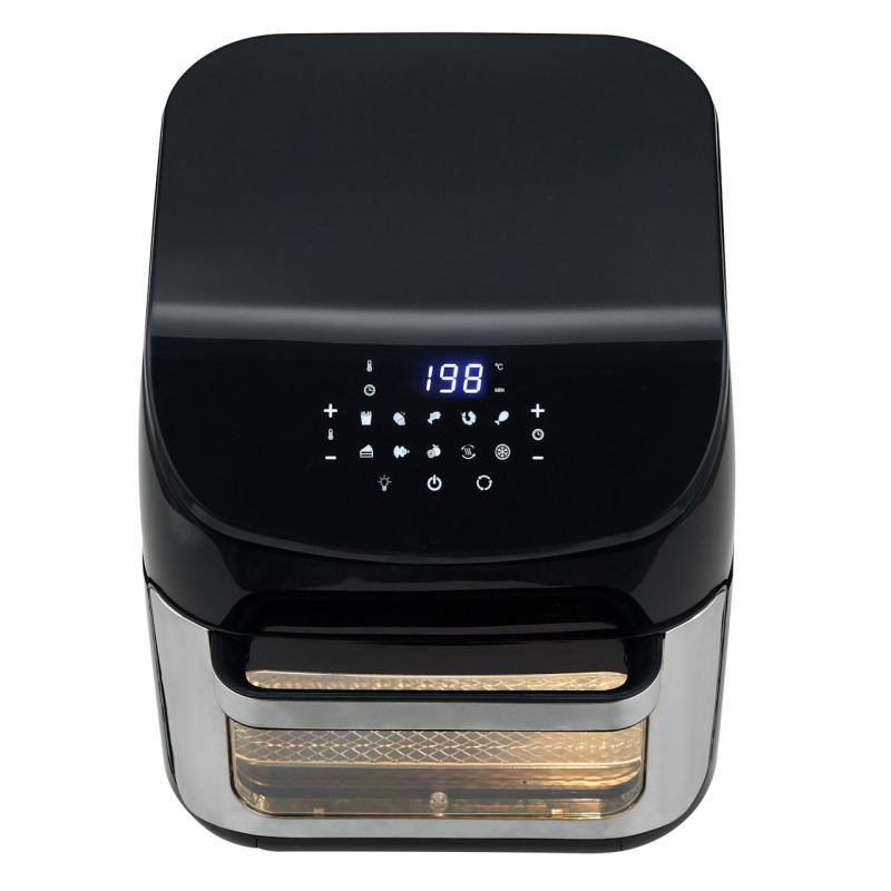 Аэрофритюрница Hoffmans HM-782, 15 л, 2400 Вт, с LED-дисплеем, конвекцией, грилем и запеканием, мультипечь фото - 3