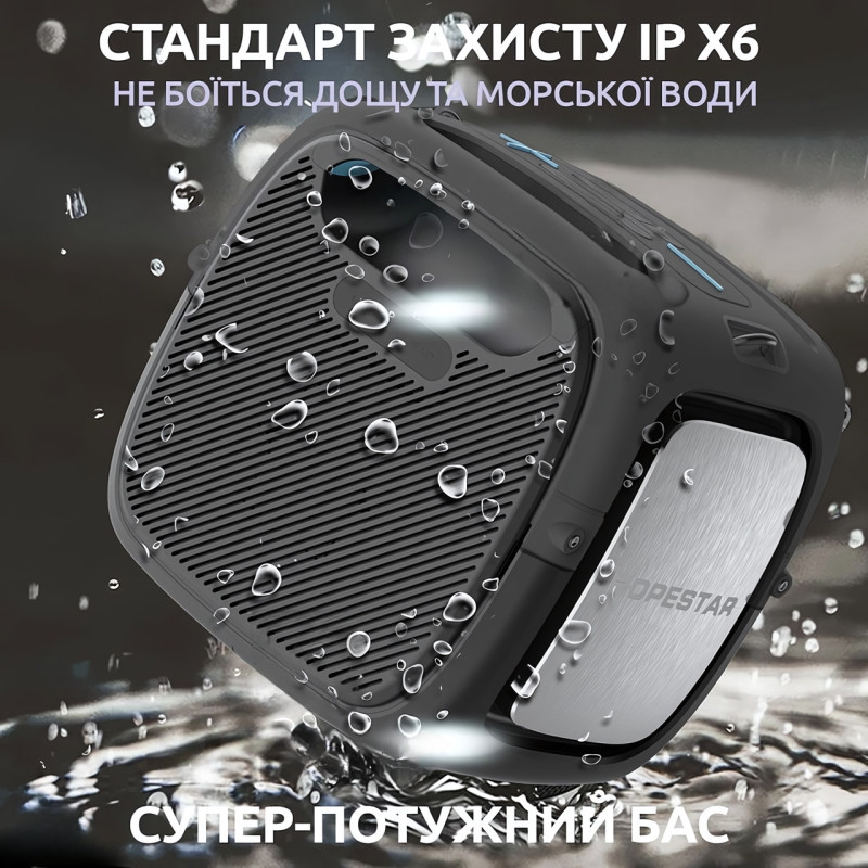 Беспроводная колонка Hopestar Party one, 80w Желтый фото - 6