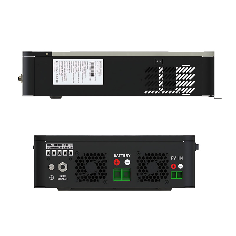 Гибридный инвертор Jarrett JARP-2.2KVA 12V, чистая синусоида 2200 Вт, 1 фаза, серый фото - 6