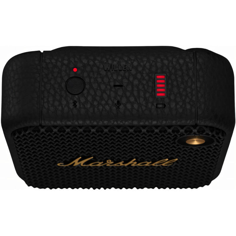 Бездротова Bluetooth 5.1 колонка Marshall Willen, час роботи понад 15 год, Type-C, з мікрофоном, чорний колір фото - 5