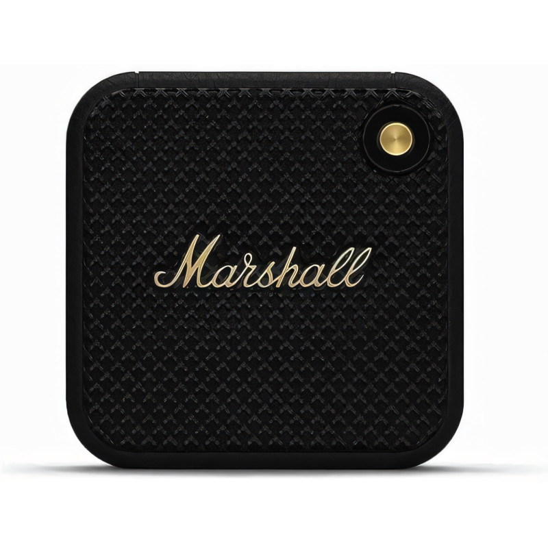 Бездротова Bluetooth 5.1 колонка Marshall Willen, час роботи понад 15 год, Type-C, з мікрофоном, чорний колір фото - 2
