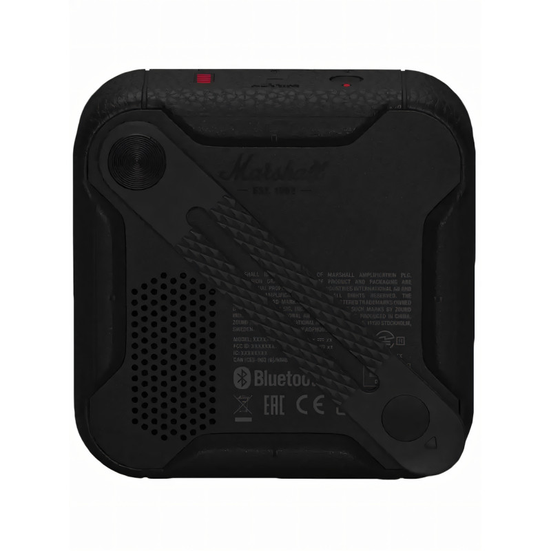 Бездротова Bluetooth 5.1 колонка Marshall Willen, час роботи понад 15 год, Type-C, з мікрофоном, чорний колір фото - 4