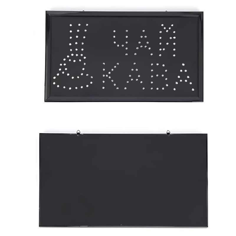 Вивіска LED «КАВА ЧАЙ», світлодіодне табло, живлення 220 V, 48×25 см фото - 3