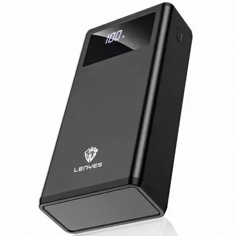 Power Bank LENYES PX591 50000mAh с Быстрой Зарядкой 20W+PD и LED Дисплеем, реальная емкость, 4USB/type-C фото - 3