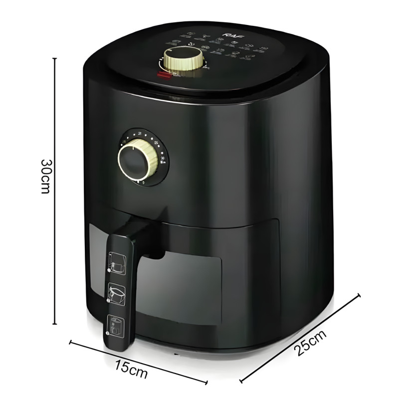 Аерофритюрниця, аерогриль BITEK BT-5332B Air Fryer 3500 Вт 6 л фото - 8