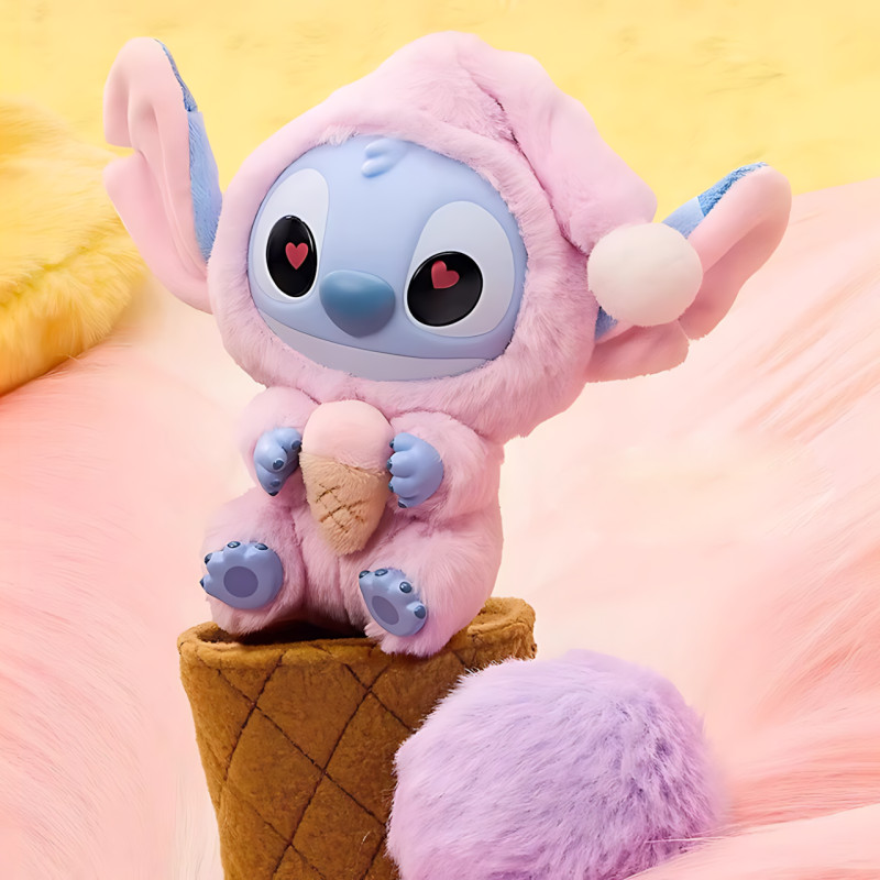 Фигурка-брелок Стич Labubu 15 см, мягкая игрушка-сюрприз, рандомный цвет, 1 из 7 вариантов фото - 8