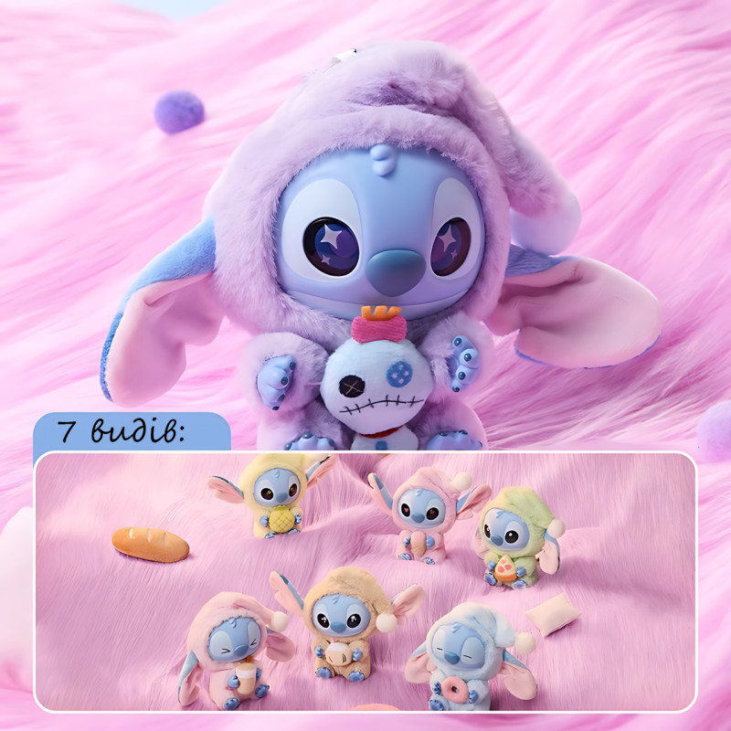 Фигурка-брелок Стич Labubu 15 см, мягкая игрушка-сюрприз, рандомный цвет, 1 из 7 вариантов фото - 10
