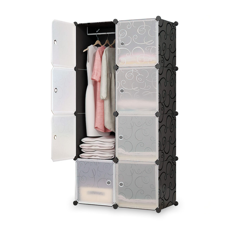 Пластикова складана шафа Storage Cube Cabinet MP-28-51, 6 секцій фото - 5