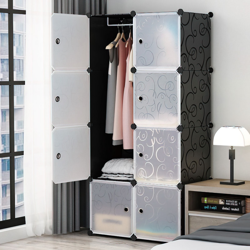 Пластикова складана шафа Storage Cube Cabinet MP-28-51, 6 секцій фото - 3