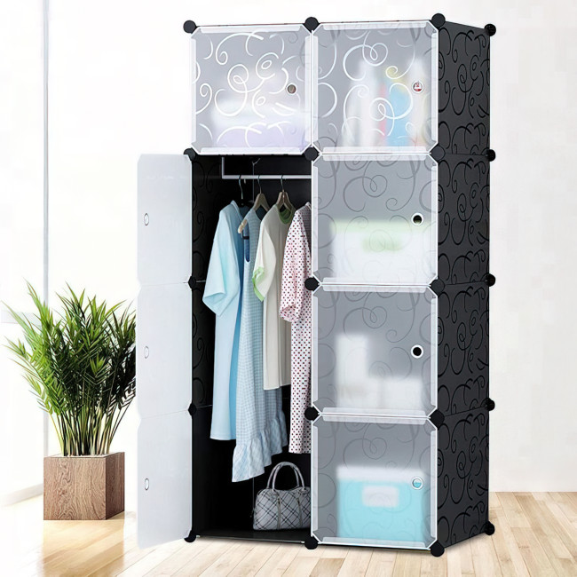 Пластикова складана шафа Storage Cube Cabinet MP-28-51, 6 секцій