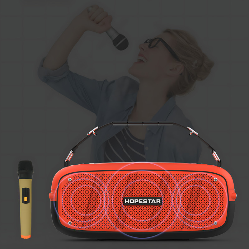 ​​​​​​​Портативная Bluetooth колонка Hopestar A20 PRO с микрофоном, Power Bank, влагозащитой IPX6, 55 Вт, АКБ фото - 8