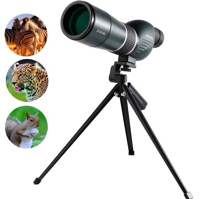 Підзорна труба — телескоп зі штативом SPOTTING SCOPE 20-60x60