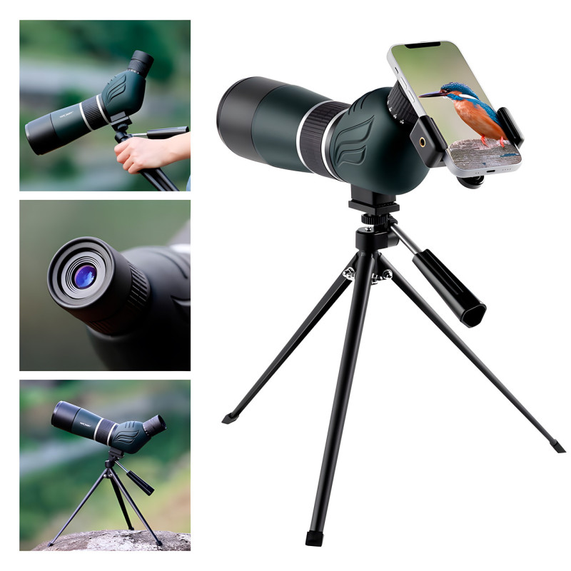 Підзорна труба — телескоп зі штативом SPOTTING SCOPE 20-60x60 фото - 2