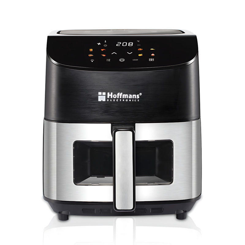 Аэрофритюрница Hoffmans HM-785 8 л, 2000 Вт, сенсорный LCD экран, 10 программ, гриль, конвекция, таймер фото - 2