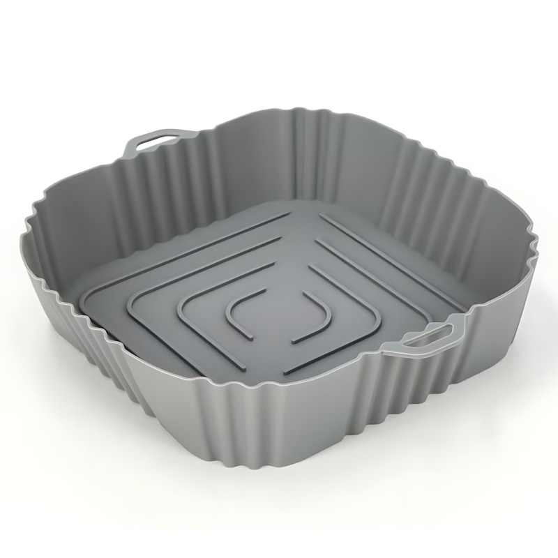 Силиконовая форма для аэрогриля и мультипечи SF T-2671 / T-2672, квадратная 20&times;20 см, многоразовая, до 230 &deg;C, антипригарная фото - 2