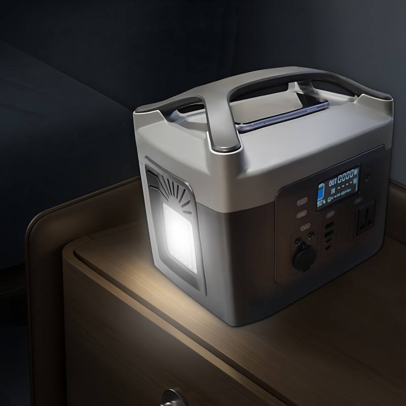 Зарядна станція UKC Sine 600W, 12 V 40 A, чиста синусоїда, 2 USB, 2 Type-C, розетки 220 В, бездротова зарядка фото - 8