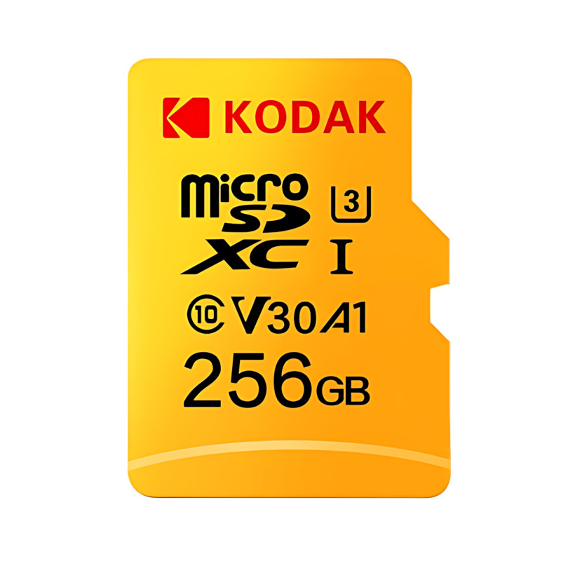 Високошвидкісна карта пам'яті microSD Kodak 256 GB class 10 з адаптером фото - 2