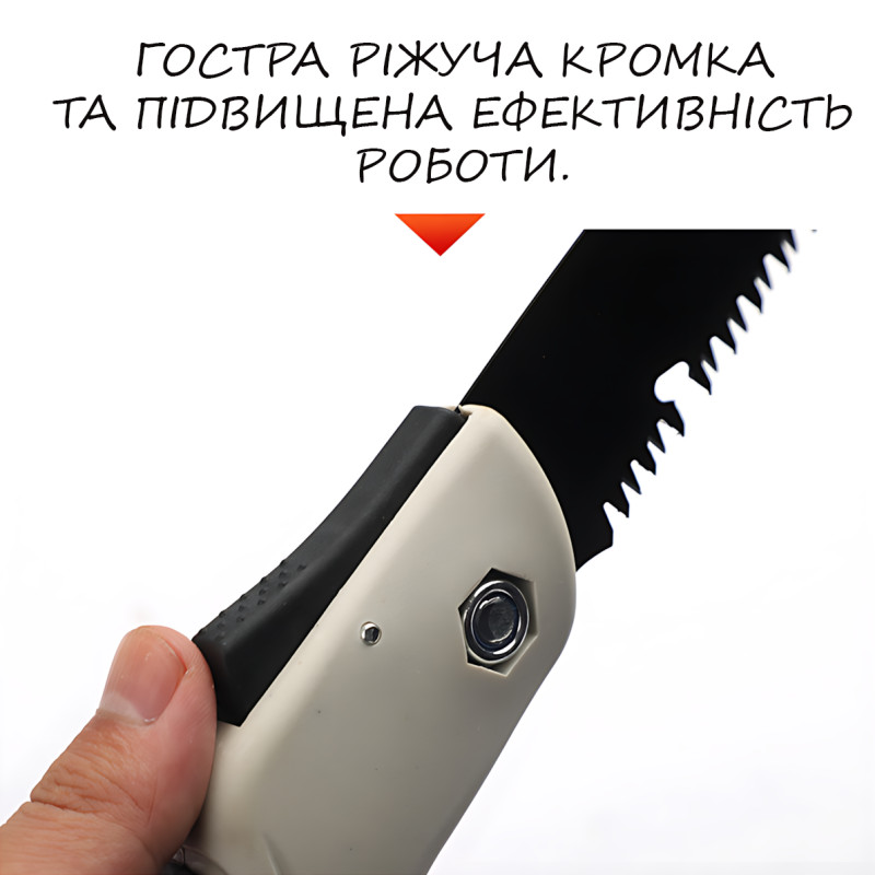 Набор садовых инструментов 5 в 1 Garden Set SK-5 &mdash; секатор большой и малый, ножницы для цветов, садовая пилка, ножовка фото - 6