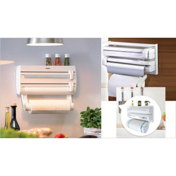 Потрійний органайзер для кухні TRIPLE PAPER DISPENSER для фольги, харчової плівки, паперових рушників