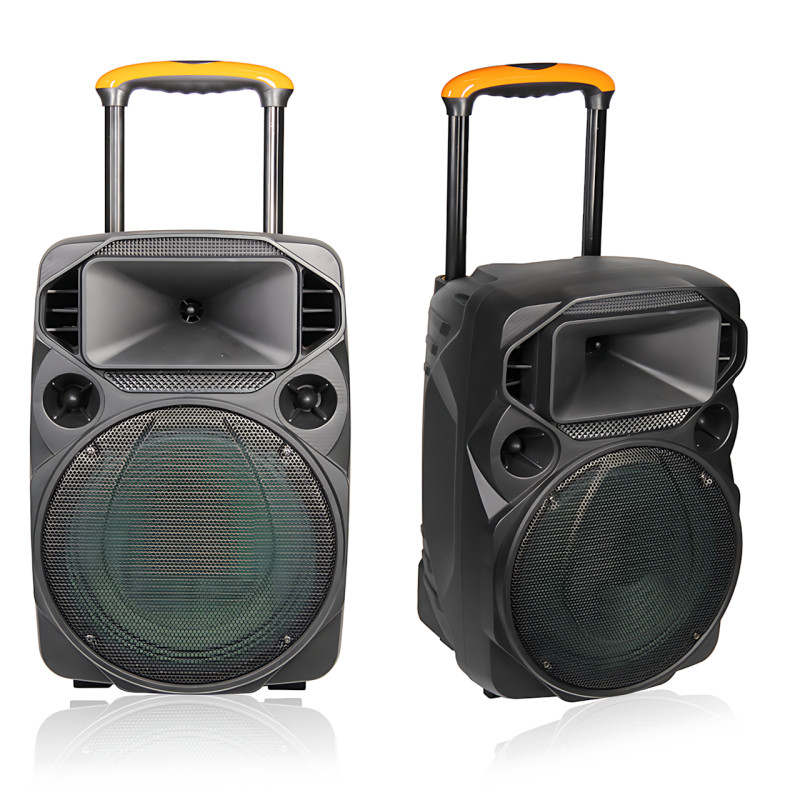 Акустична система Su-Kam SU 612, 200 Вт, 12"+3", Bluetooth, USB/SD, FM, 2 радіомікрофони, акумулятор, запис MP3, ECHO/DELAY фото - 4